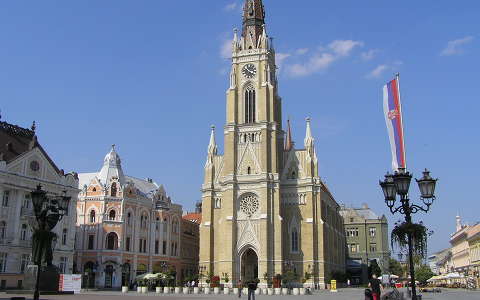 Novi Sad főtere,Szerbia