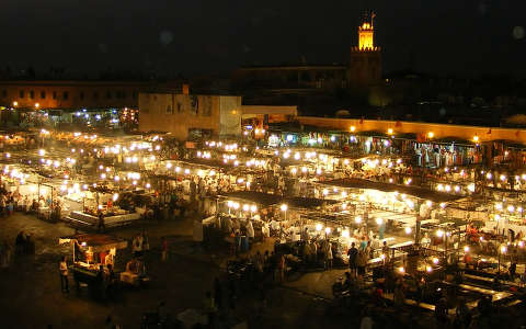 Marokkó-Marrakech Jemma El Fna