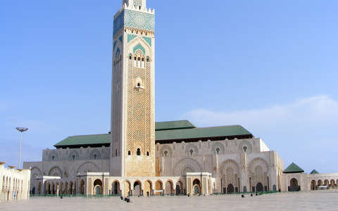 Marokkó-Casablanca II. Hassan nagymecset