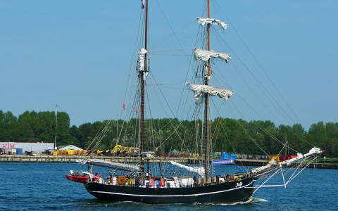 IJmuiden - Nederland, zeilboot Jantje
  