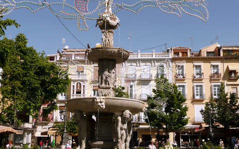 Granada-Spain, plaza Bib-Rambla