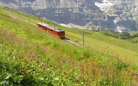 Jungfrau vasútja,Svájc