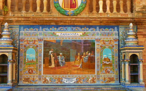 Sevilla-Spain, Plaza Espana