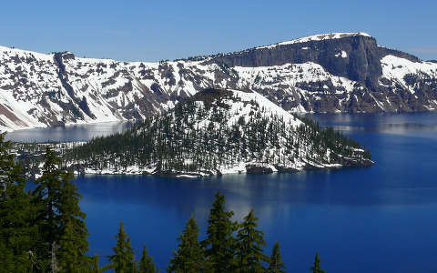 USA,Oregon,Crater Lake