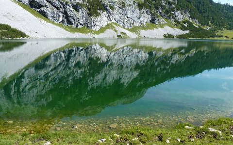alpok ausztria tó tükröződés