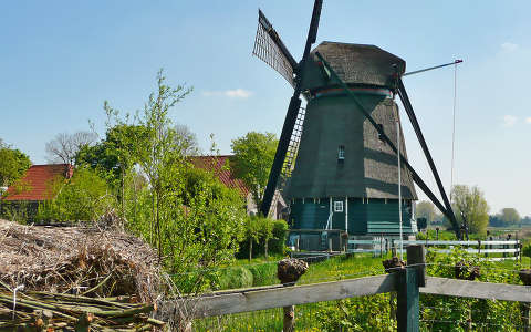 Haarlem, Nederland Molen de Veer. Foto made by Elly Hartog