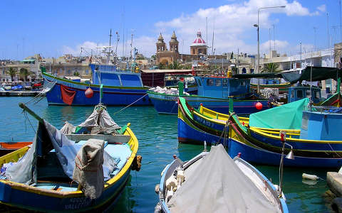 Marsaxlokk halászfalu