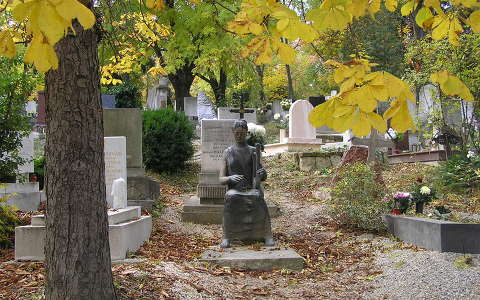 Ősz a Farkasréti temetőben, Budapest