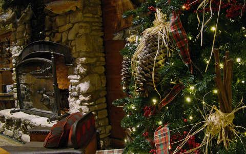 belső tér karácsony karácsonyfa