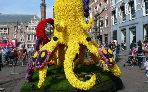 Haarlem Holland, Flowershow in april