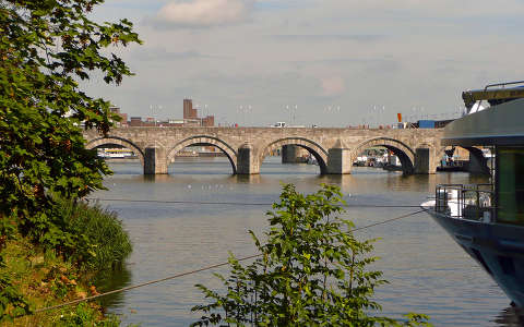 Maastricht, Holland, rivier Maas