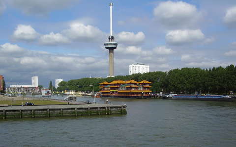 Rotterdam, Rivier Maas, Euromast