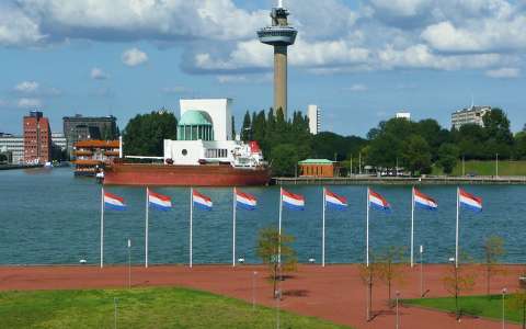 Rotterdam, Maas Rivier, Euromast