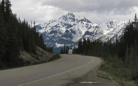 Kanada Alberta-tartomány Sziklás-hegység