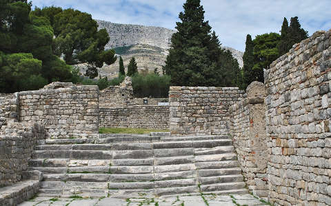 Salona, narthex basilicae, Horvátország