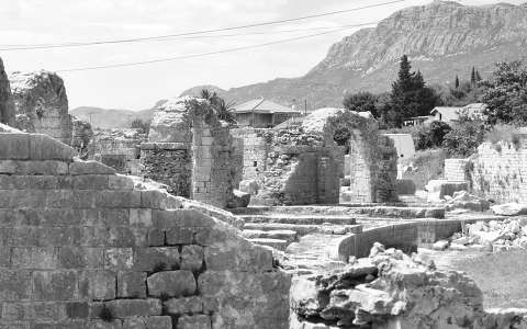 Salona, amphiteatrum, Horvátország