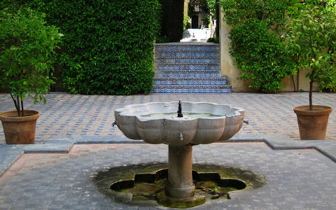 Sevilla Spain, El Jardin del Real Alcazar