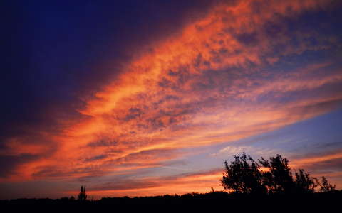 címlapfotó felhő naplemente