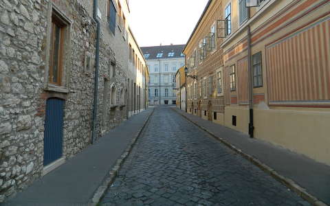 Utca részlet a Budai várban:Fotó:Szolnoki Tibor