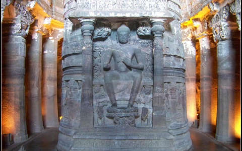 Ajanta, India, Buddhista barlang templom