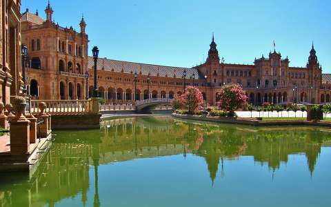 Sevilla-Spain, Plaza de Espana