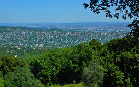 Buda egy részlete a Normafától,Fotó:Szolnoki Tibor