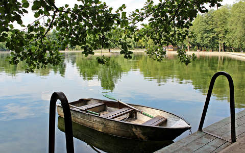 Magyarország, Abaliget, csónakázó tó