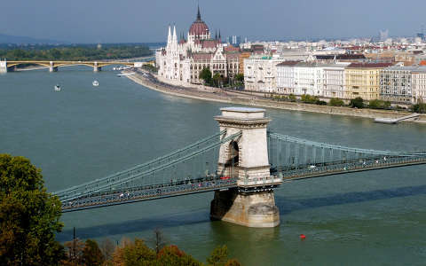 Budapesti látkép a budai várból