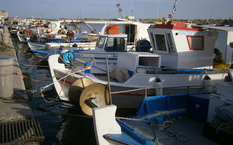 Ierapetra halászkikötője.