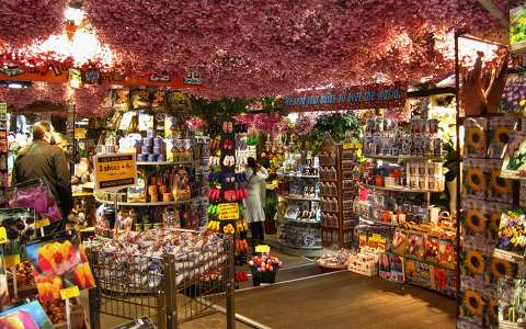 Amsterdam, Flowermarket at the Singel  