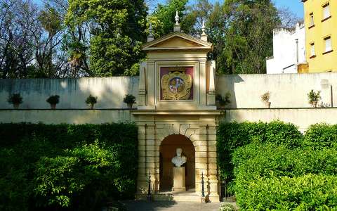 Sevilla-Spain, El Jardín del Real Alcázar