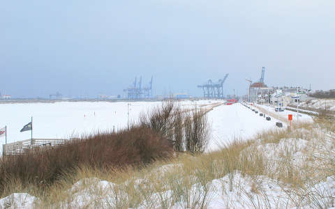 Belgium, Zeebrugge, Északi -tenger