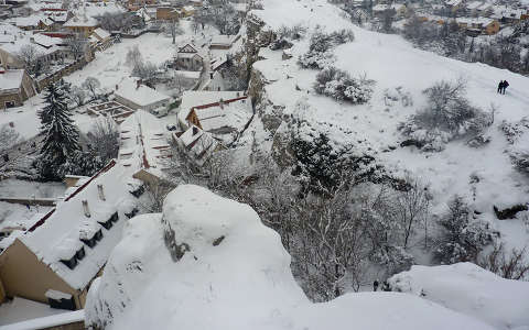 A havas Veszprém a várból