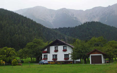 alpok ausztria hegy ház