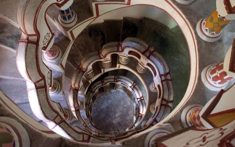 a Bory-vár lépcsőháza,Székesfehérvár