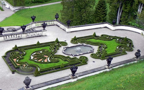 Linderhof kastélypark, Németország