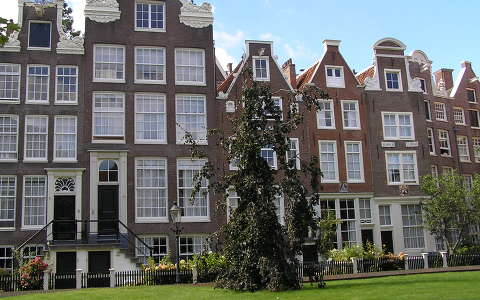 Amszterdam,Begina házak,Hollandia