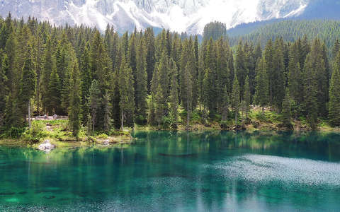 Karer tó,Dolomitok,Olaszország