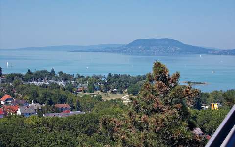 Magyarország, Balatonboglár, kilátás a Gömbkilátóból