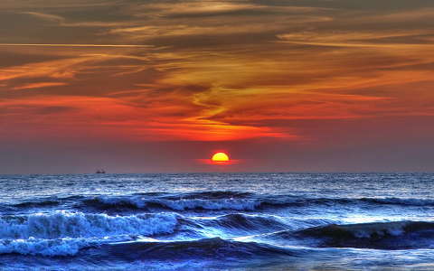címlapfotó naplemente tenger