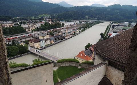 Kilátás Kufstein várából,Ausztria