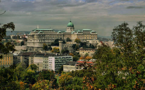 Budapest,Budai várnegyed látképe a Gellért-hegyről 2013.10.14. Fotó:Szolnoki Tibor