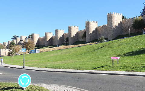 Murallas de Ávila, España.