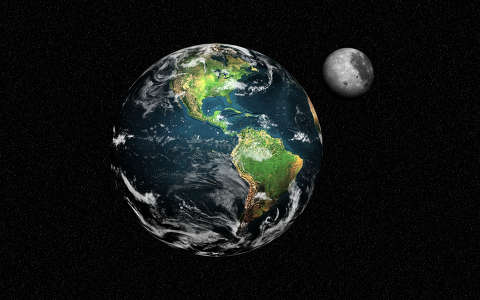 bolygók és holdak címlapfotó föld montázs