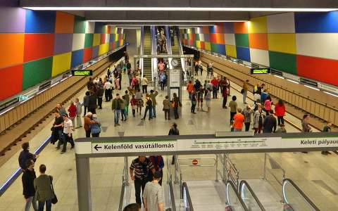 Budapest,4-es Metro,Móricz Zsigmond kőrtér állomás,2014.03.29. Fotó:Szolnoki Tibor