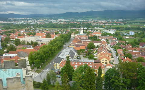 Szlovákia, kilátás Bajnóc várából