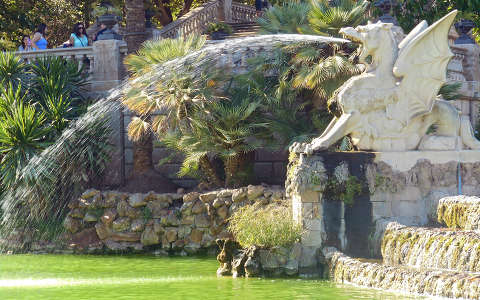 Barcelona - Szökőkút a Citadella parkban 2