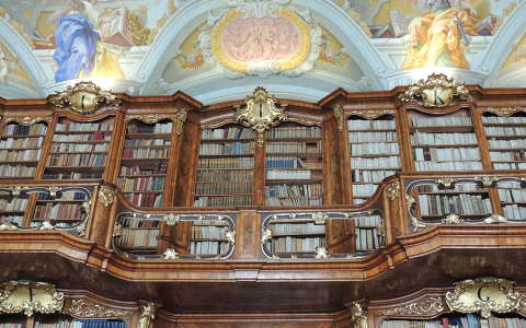 St.Florián kolostor könyvtára,Ausztria