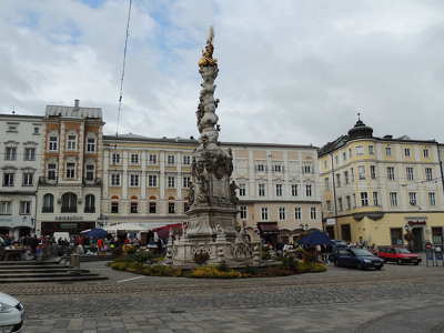 Linz főtere,Ausztria