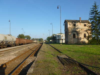 Vasútállomás, Sajólénártfalva, Szlovákia
